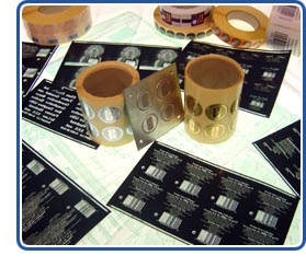 Self adhesive labels