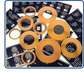 Self adhesive labels